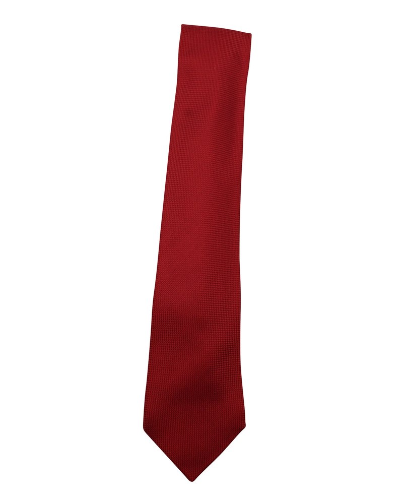 Hermes Tie in Red Silk 7766513582140