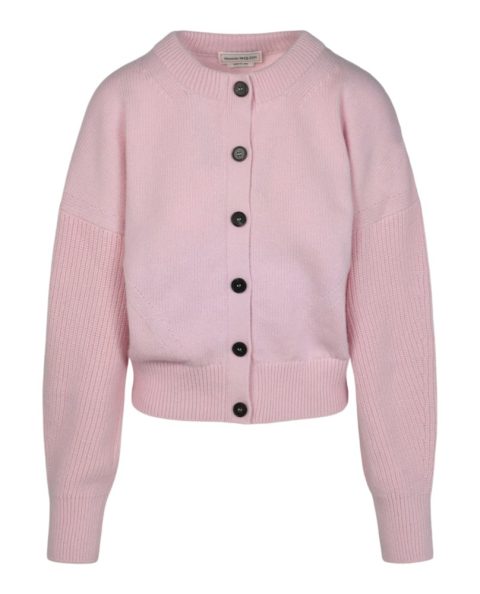 Chunky Wool Button-Up Sweater 7676550774844