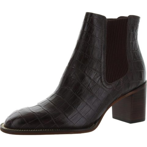 Jentilly Leather Round toe Ankle Boots