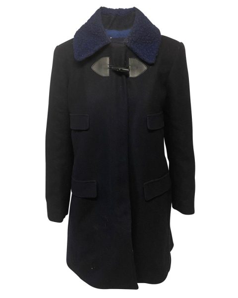 See by Chloe Winter Coat in Navy Blue Polyester 7766518923324