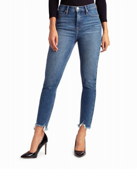 Boerum Hill High Rise Slim Fit Jean In Dark Blue 7676569583676