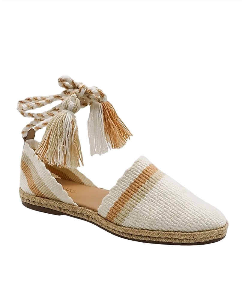 Women’s Taya Espadrille Sandals In Ivory 7676559196220