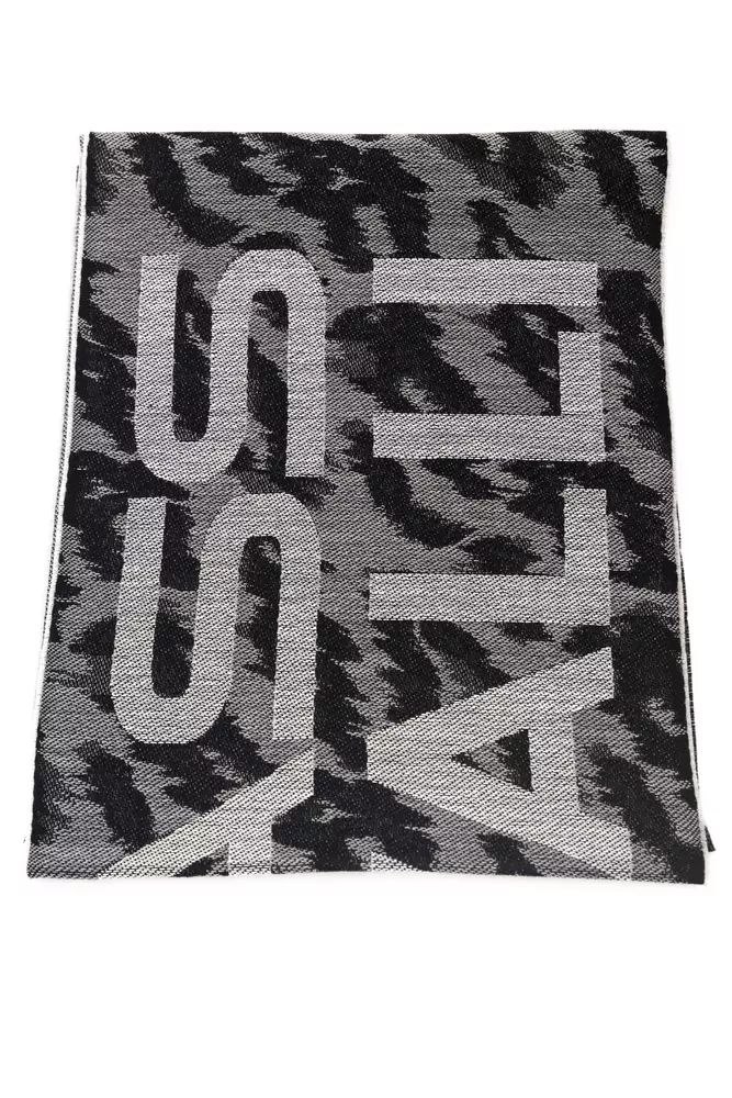 Cavalli Class Exquisite Animalier Fantasy Logo Men’s Scarf