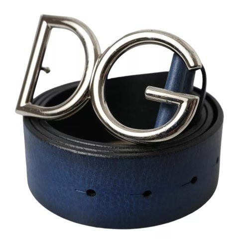 Dolce & Gabbana Calf Leather DG Logo Buckle Women’s Belt 7676553330748