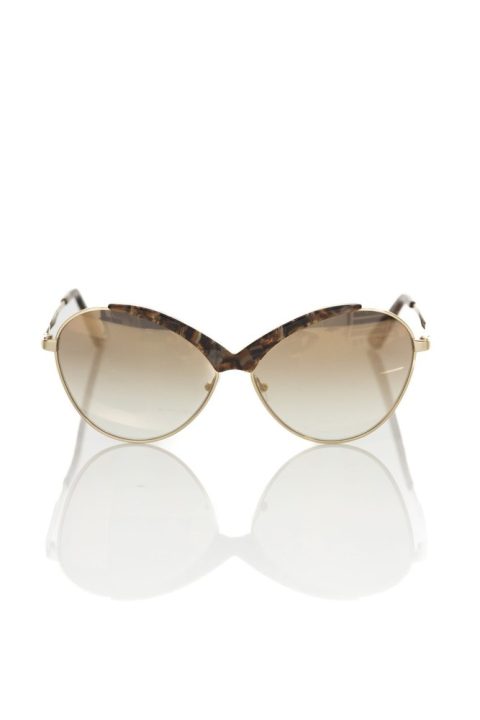 Frankie Morello Butterfly-Shaped Metallic Women’s Sunglasses