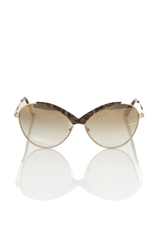 Frankie Morello Butterfly-Shaped Metallic Women’s Sunglasses