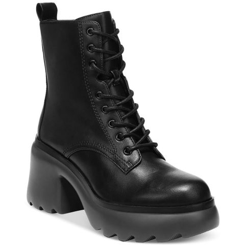 Peliican Faux Leather Lace-Up Booties