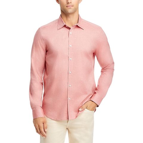 Flannel Button-Down Shirt