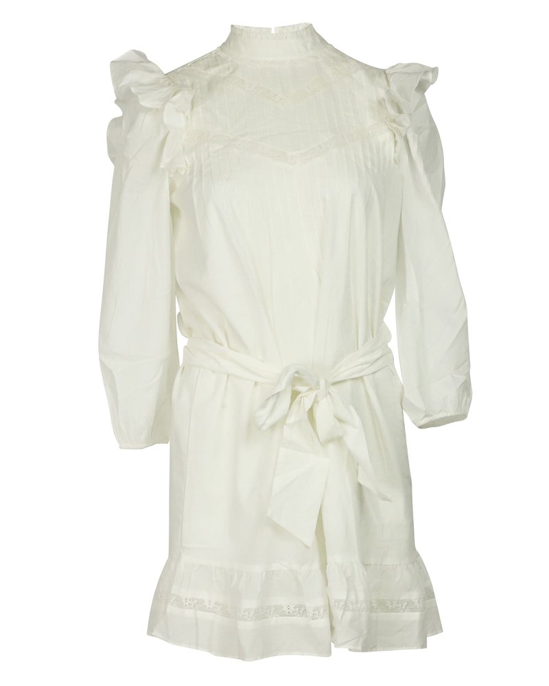 Reformation Dinah Dress in White Cotton 7766524330044