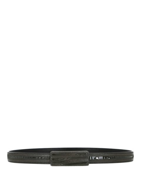 Intrecciato Skinny Belt
