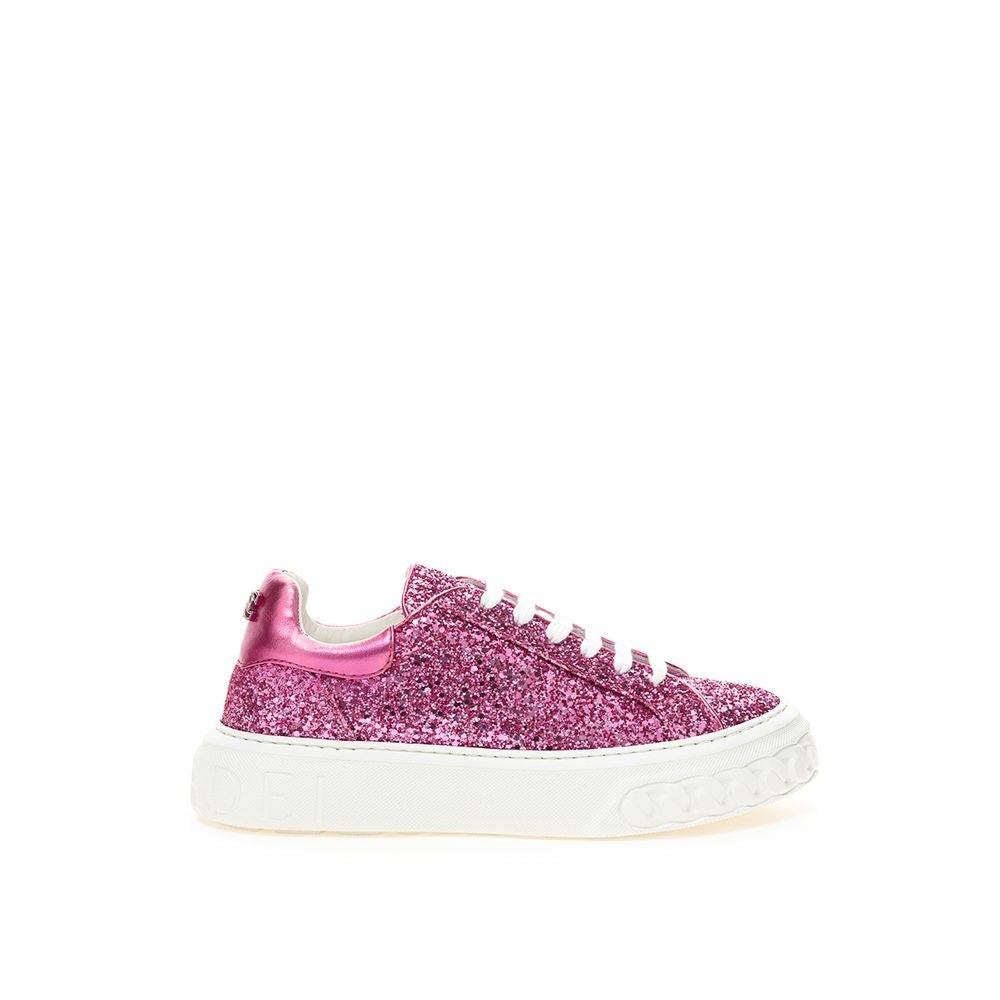Casadei pink Elegance Leather Women’s Sneakers 7766527574076