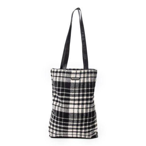 Tall Checkered Tote