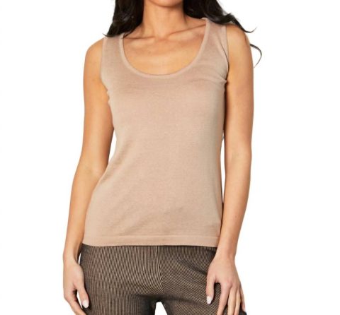Bra-Friendly Tank In Sand