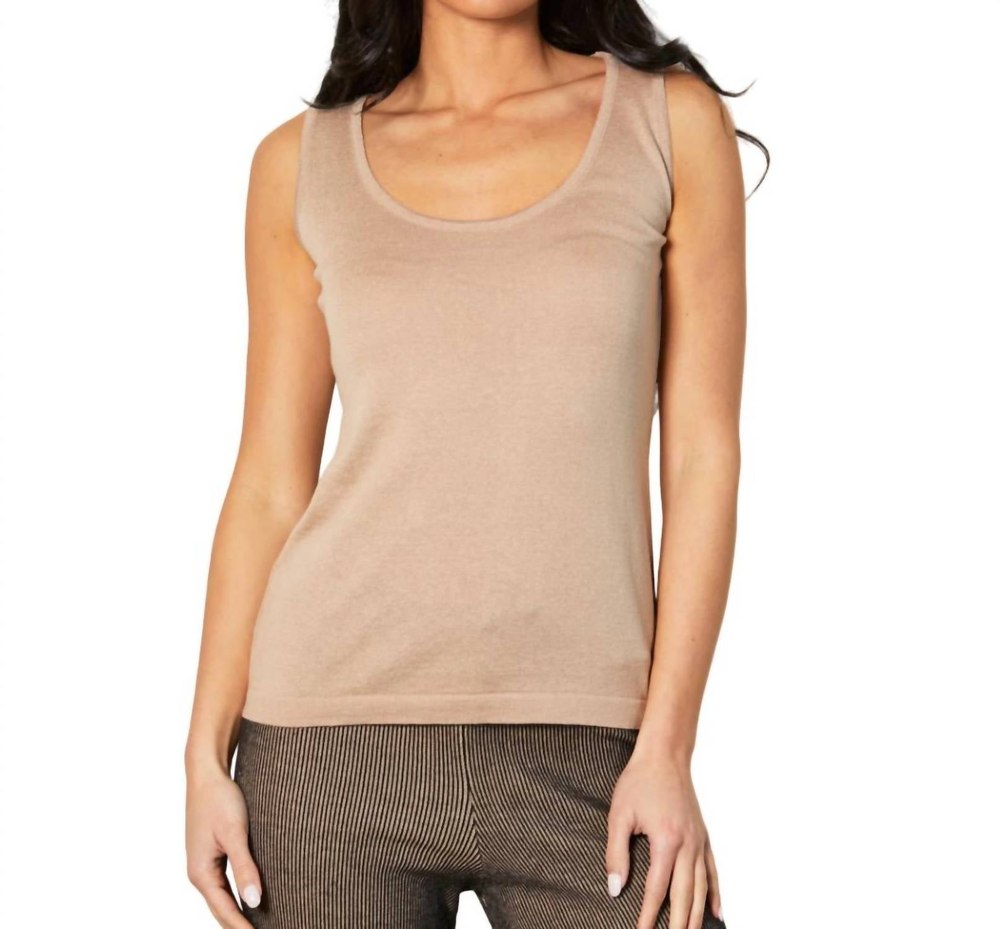 Bra-Friendly Tank In Sand