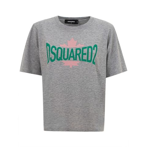 Dsqua² Chic Cotton Tee for the Modern Women’s Woman 7766531637308