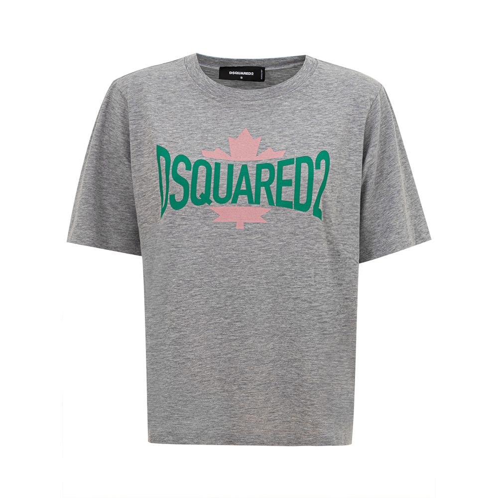 Dsqua² Chic Cotton Tee for the Modern Women’s Woman 7766531637308