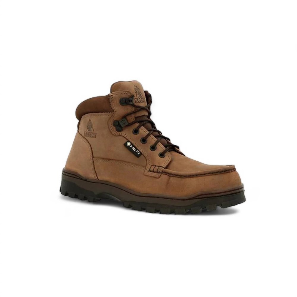 Men’s Outback Gore-Tex Waterproof Steel Toe Work Boot – Medium Width In Brown 7676602548284