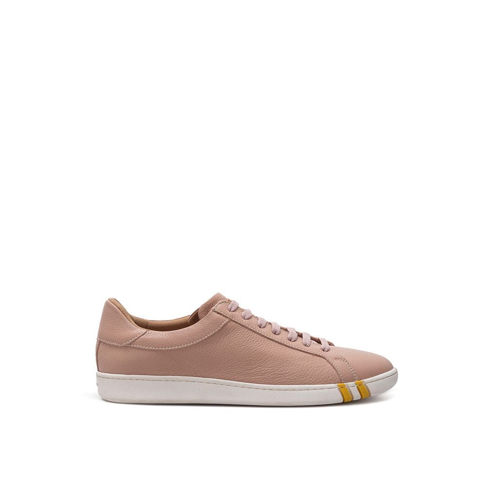Bally Elegant Cotton Leather Women’s Sneakers 7766535897148