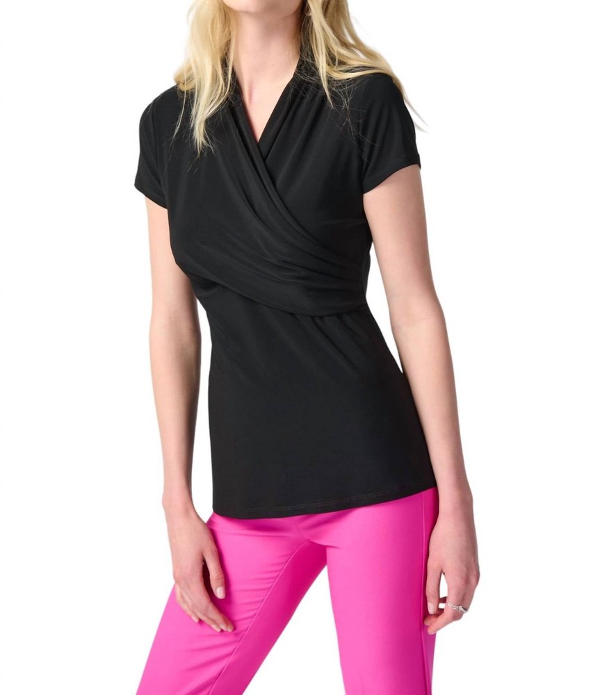 Cross Detail T-Shirt In Black 7676601270332
