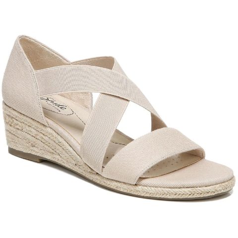 Siesta Cushioned Footbed Slip On Wedge Sandals