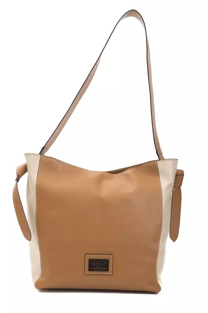 Pompei Donatella Elegant Leather Shoulder Bag in Rich Women’s