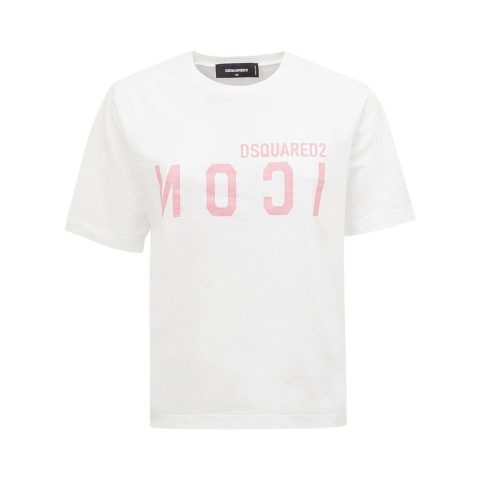 Dsqua² Elegant Cotton Tee for Stylish Women’s Women 7766539206716
