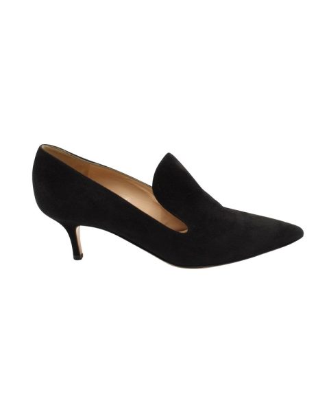 Gianvito Rossi Aramis Pump 55 in Black Suede 7766541402172