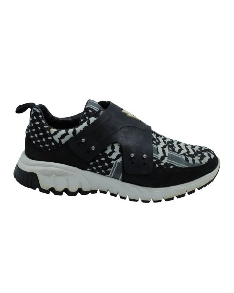 Neil Barrett Nubuck and Leather-Trimmed Printed Sneakers in Multicolor Neoprene 7766542155836
