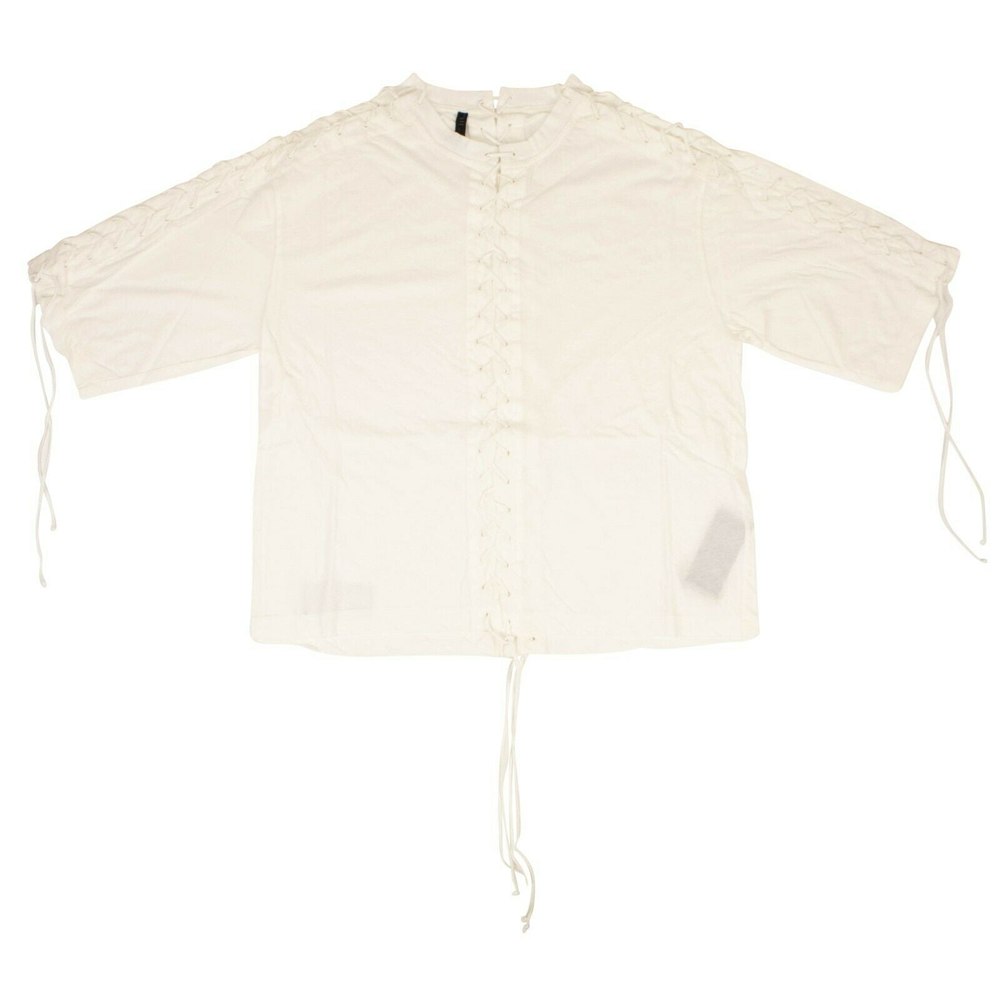 Unravel Project Lace Up T-Shirt – Ivory