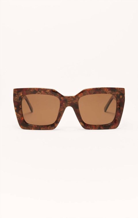 Early Riser Sunglasses In Brown Tortoise