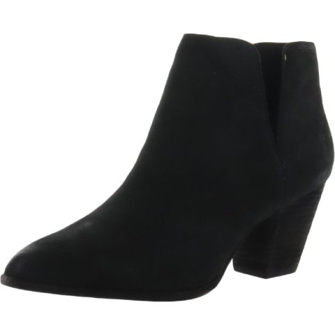 Jennifer Leather Ankle Booties