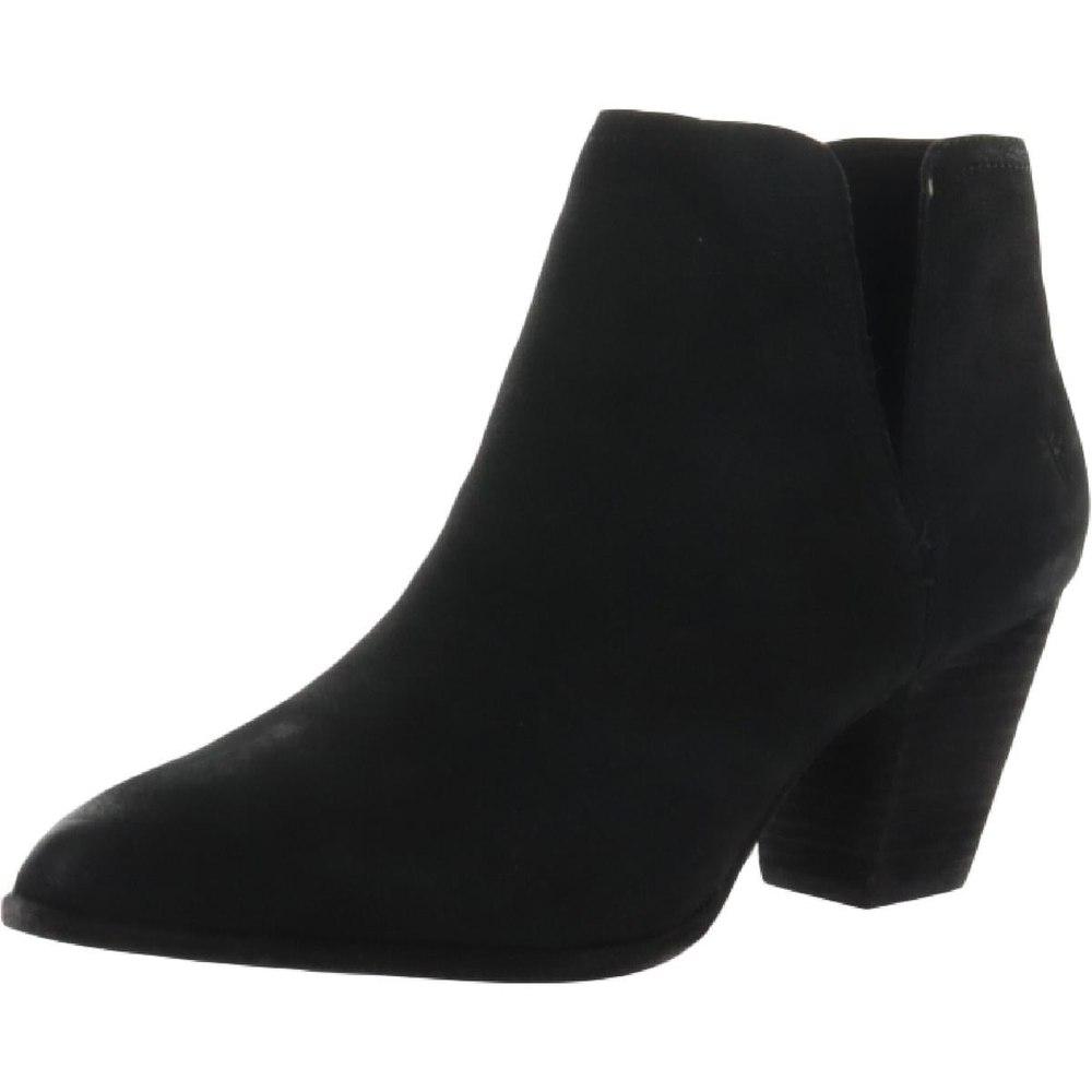 Jennifer Leather Ankle Booties