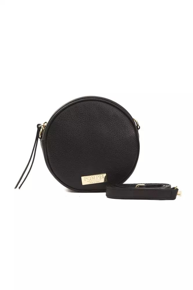 Pompei Donatella Small Oval Leather Crossbody Women’s Elegance