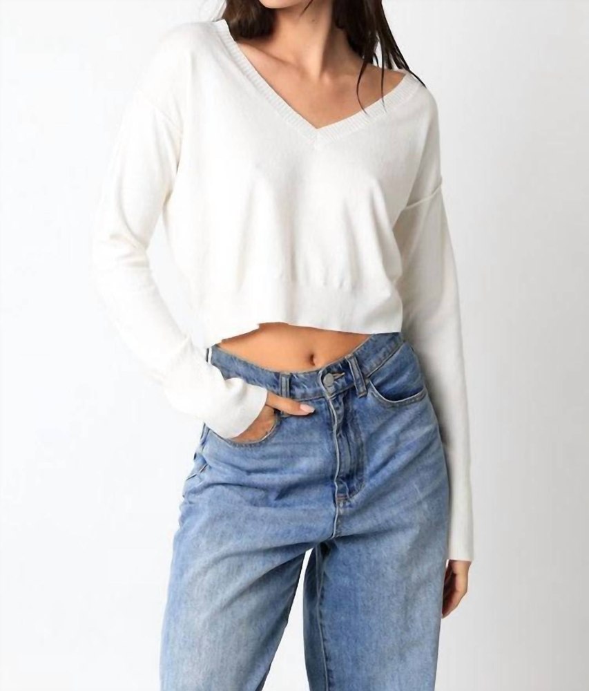 Loren Sweater In Off White 7676652290108