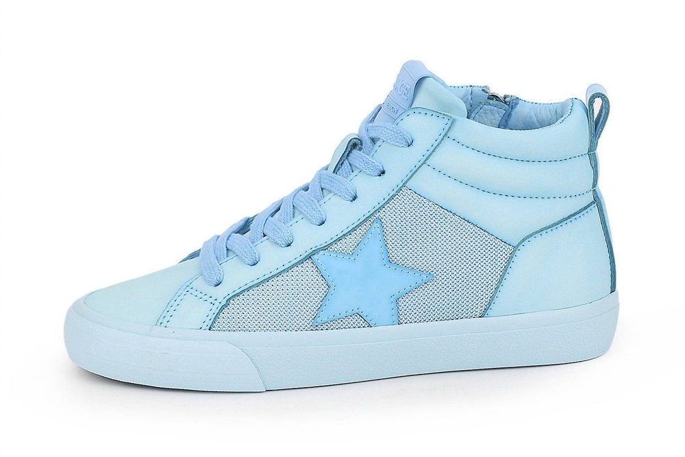 Serious High Top Sneakers In Sky