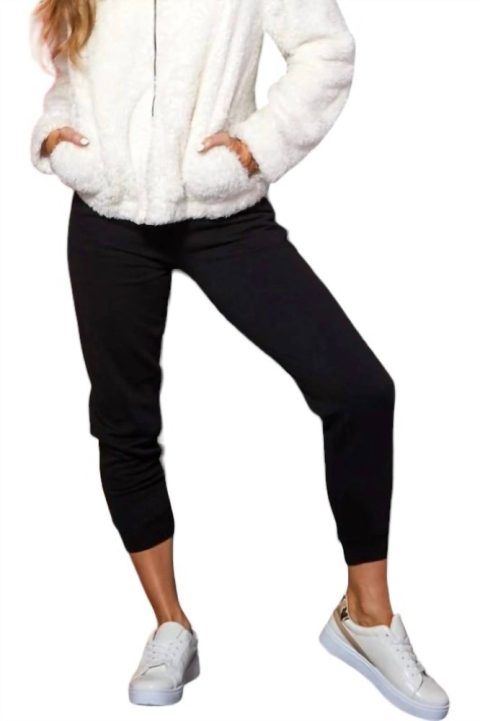 Solid Jill Jogger Pants In Black 7766563192892