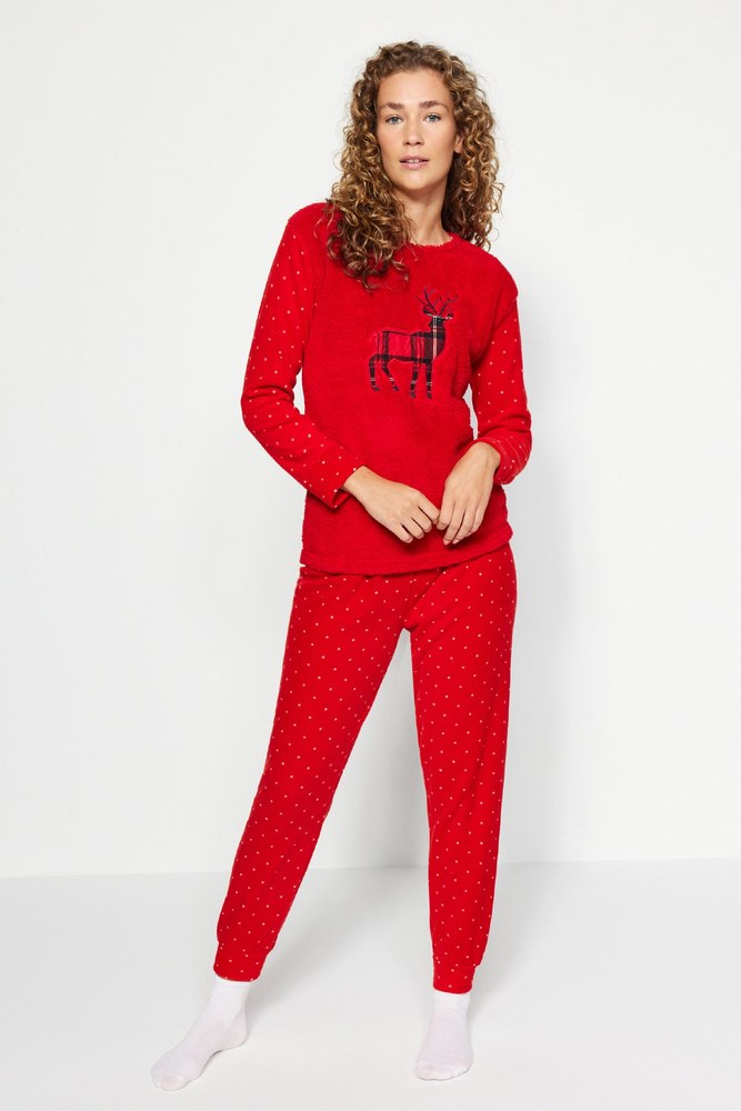 Trendyol Women’s Lounge/home Regular Pajamas Set