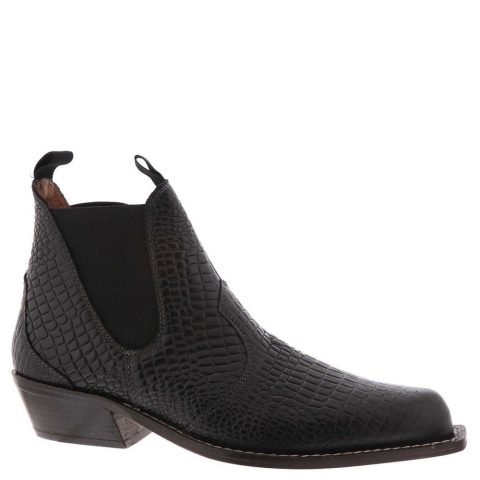 Beau Leather Block Heel Cowboy, Western Boots
