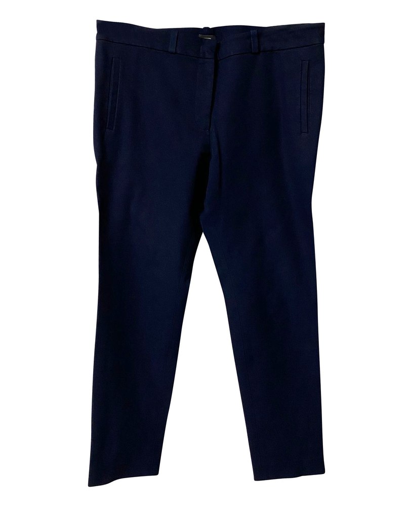 Joseph Trousers with Pockets in Blue Viscose 7766546382908