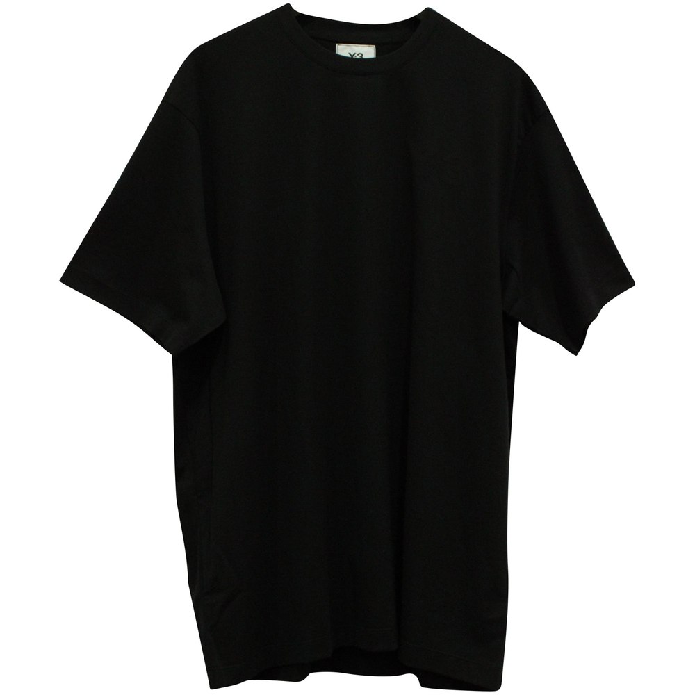 Y-3 Classic Chest Logo Tee in Black Cotton 7766548512828