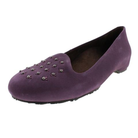 Chelsea Suede Studded Smoking Loafers
