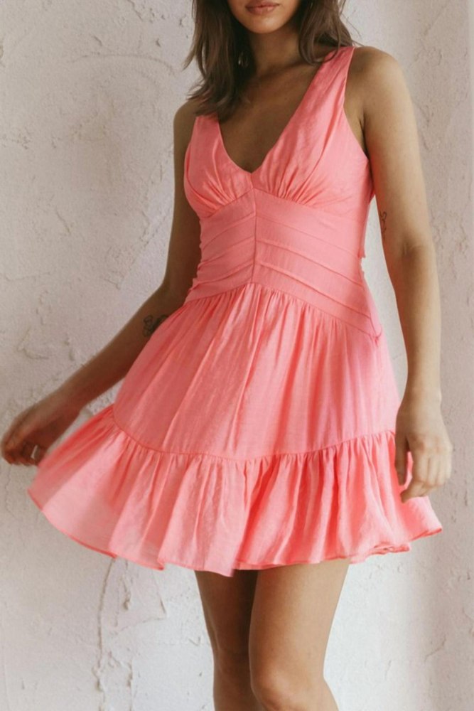 Mini Dress In Pink
