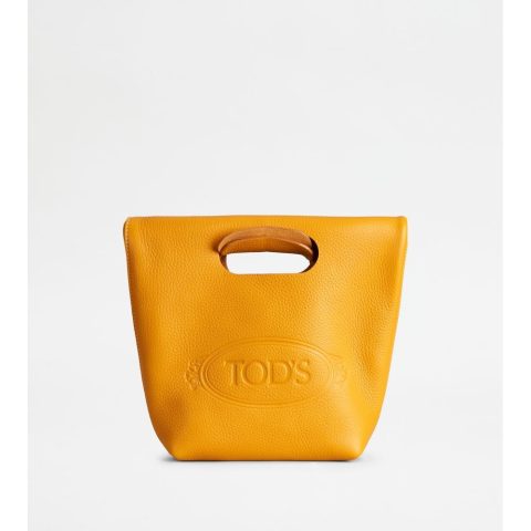 Shopping Tote in Leather Mini