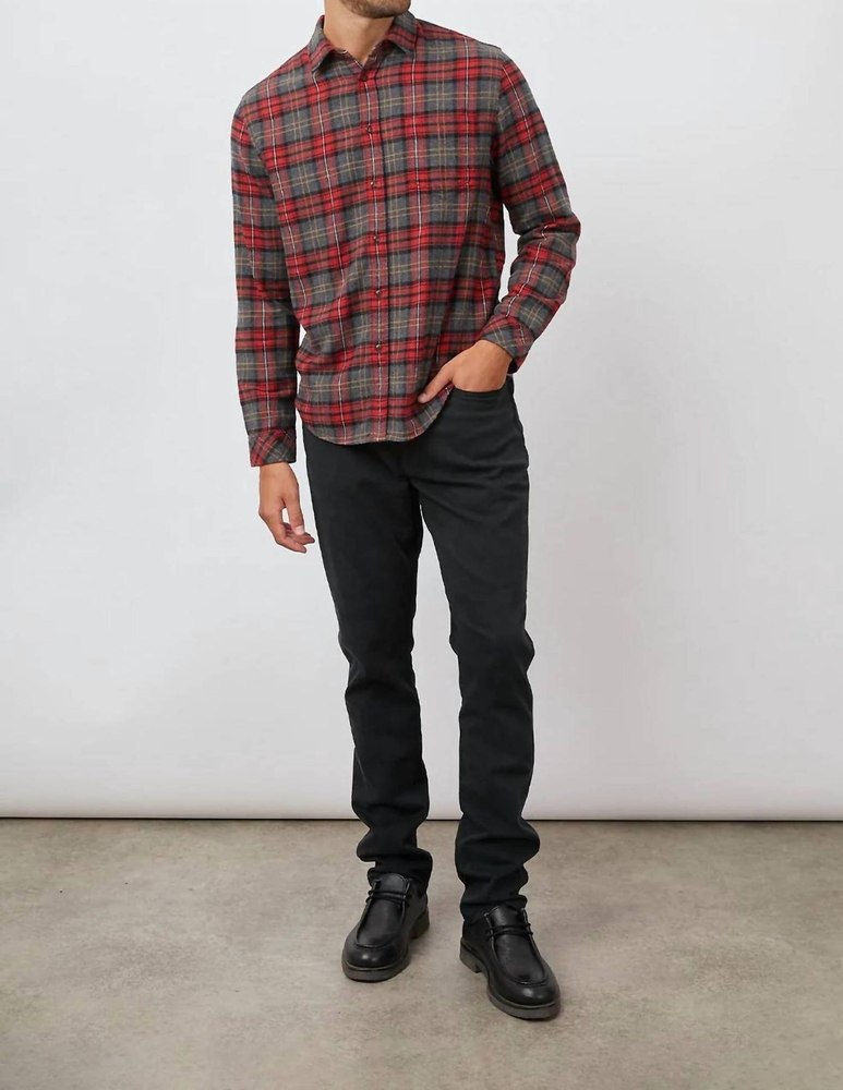 Lennox Shirt In Graham Ember