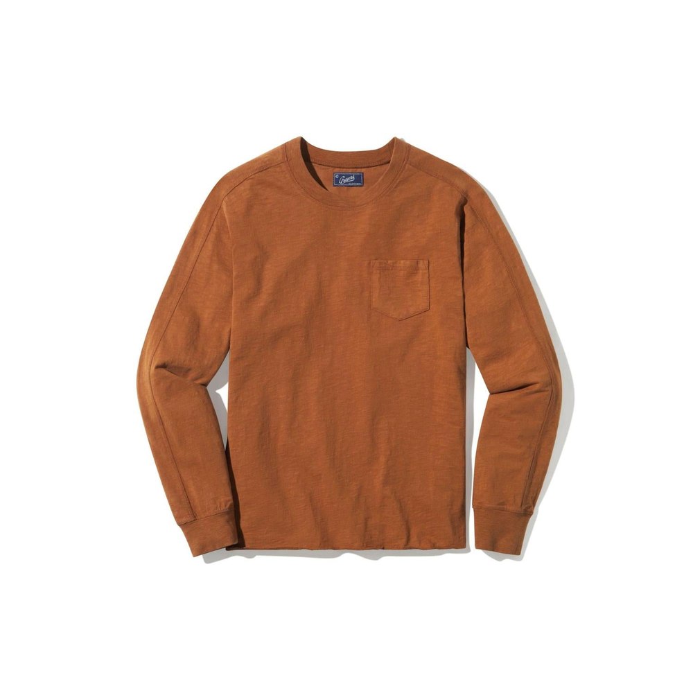 New Cooper Garment Dyed Pocket Tee In Monks Robe