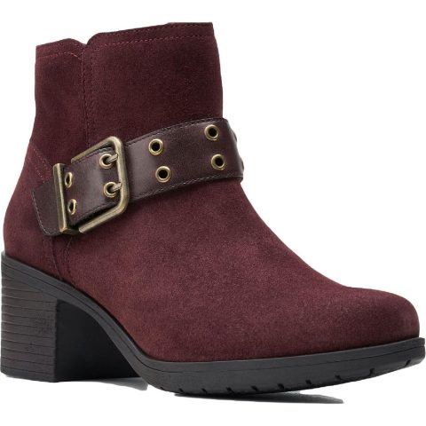 Hollis Star Suede Block Heel Booties