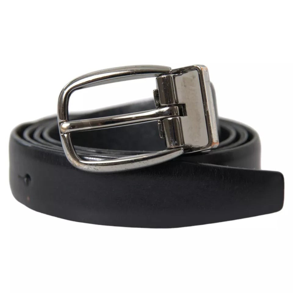 Dolce & Gabbana Leather Metal Buckle Men Men’s Belt 7676703637564