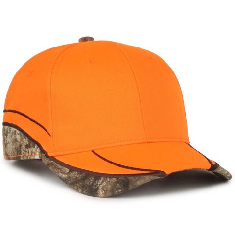Outdoor Cap BLZ-615 Blaze/ Realtree Structured Solid Back Hat