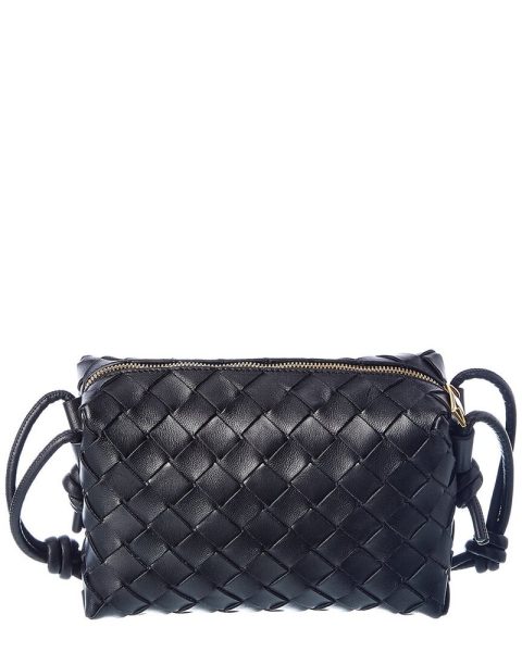 Bottega Veneta Loop Mini Intrecciato Leather Camera Bag 7331453042748