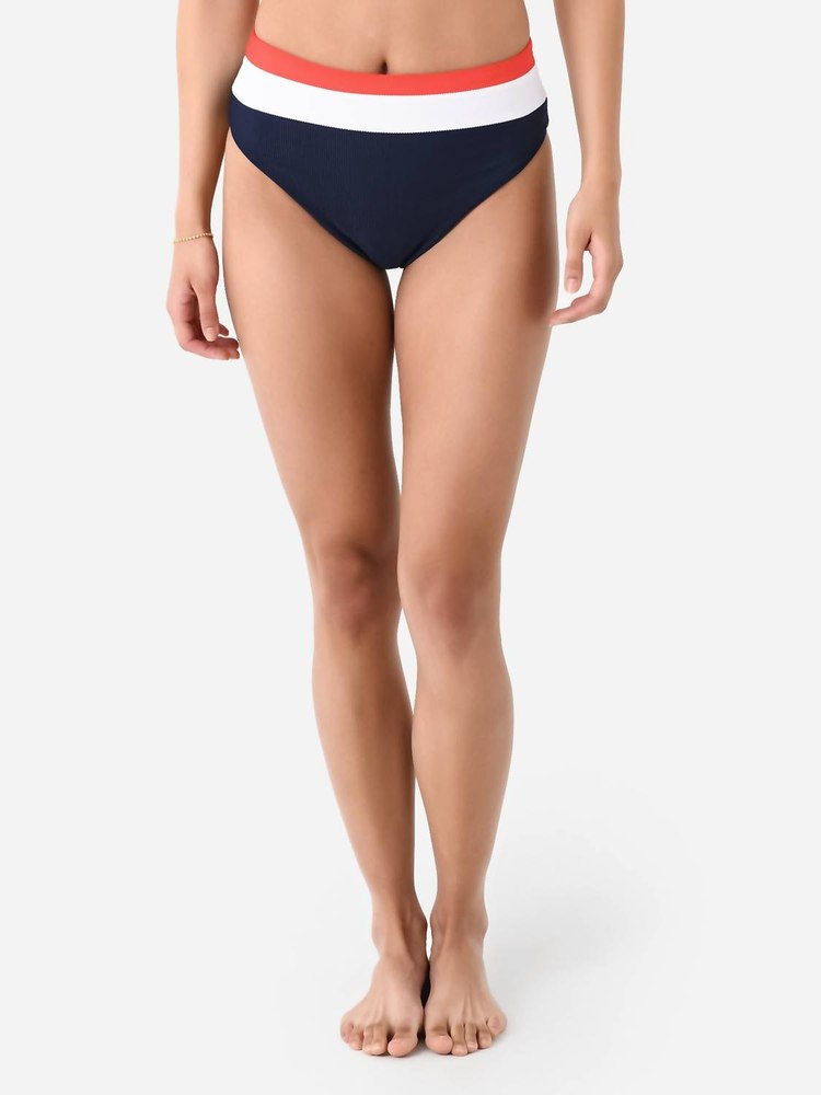 Heidi Bikini Bottom In Liberty Color Block 7766597304380